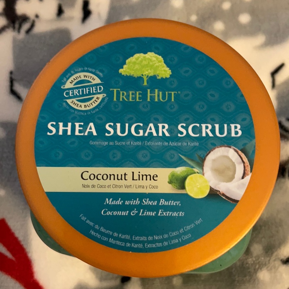 Tree hut coconut line scrub